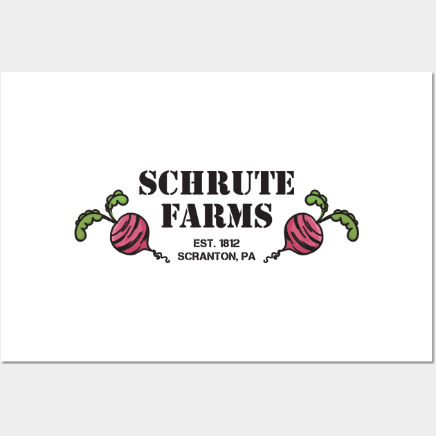 Schrute Farms Beets Wall Art by Geekology